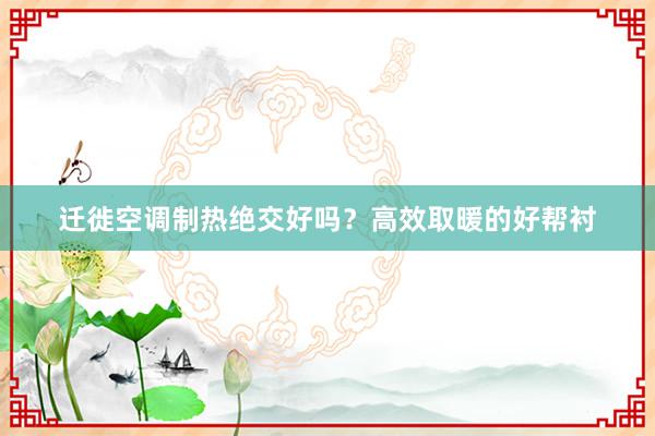 迁徙空调制热绝交好吗？高效取暖的好帮衬